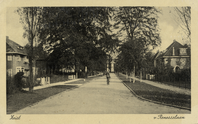 15624 Gezicht in de Van Renesselaan met bebouwing en beplanting te Zeist uit het zuidwesten.